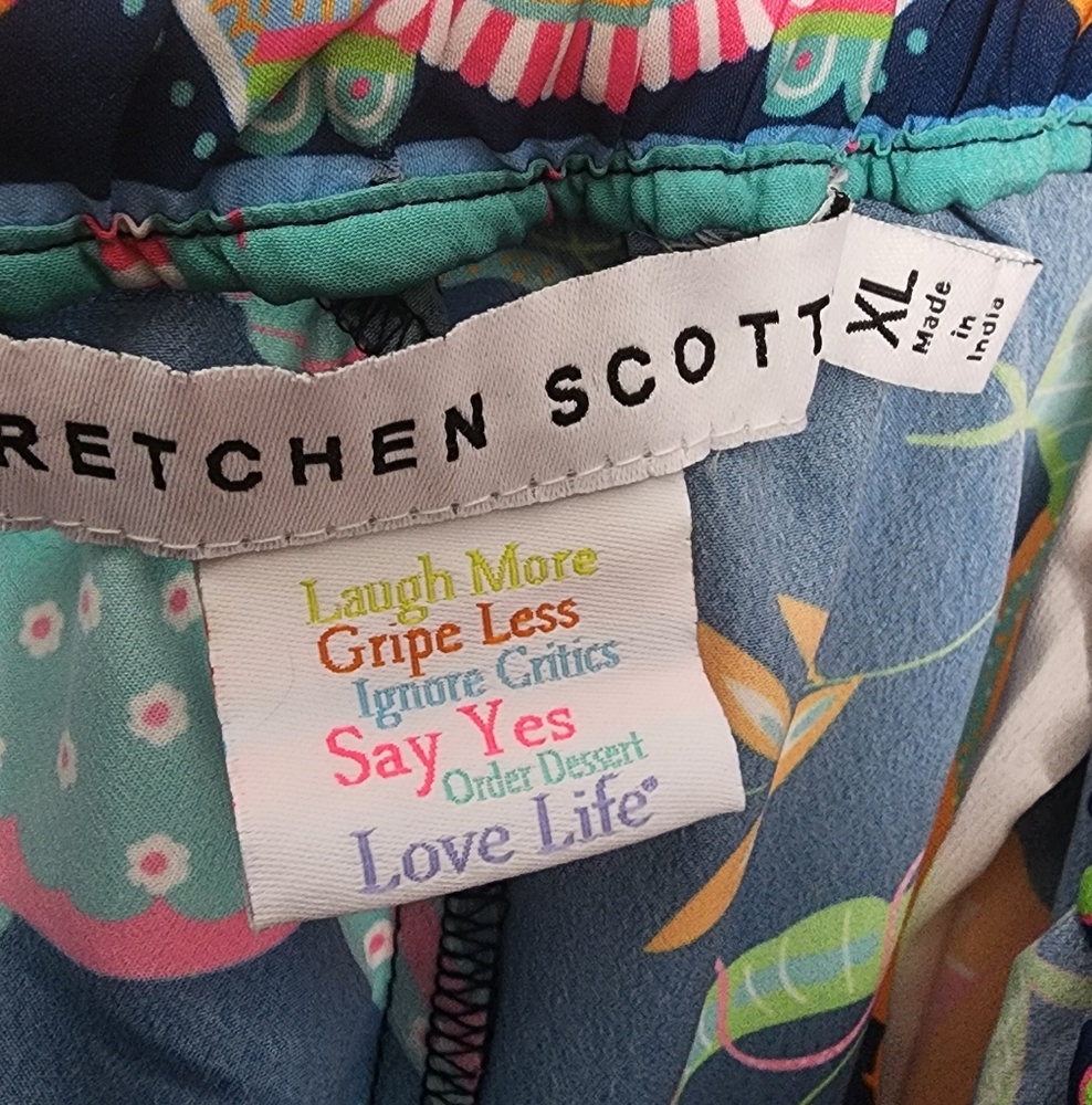Gretchen Scott Bon Voyage Elephant Print‎ Pant - Picture 8 of 9